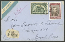 ARGENTINA: 4/SE/1950: Buenos Aires - General Roca, Express Cover Franked With 20c. And $1 Centenary Of San Martin, VF Qu - Brieven En Documenten