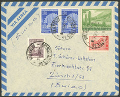 ARGENTINA: Airmail Cover Sent From Buenos Aires To Switzerland On 22/OC/1959, With Colorful $14.20 Franking - Brieven En Documenten
