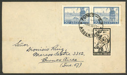 ARGENTINA: Cover Sent From Funes (Santa Fe) To Buenos Aires On 6/NO/1959, Franked With 2x 50c. Port Of Buenos Aires, And - Brieven En Documenten