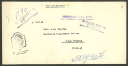 ARGENTINA: Cover Sent From Federación To Concepción Del Uruguay (Entre Ríos) In AP/1963 By "EXPRESO DEL SUD" Bus, With V - Brieven En Documenten