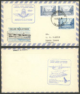 ARGENTINA: 15/NO/1972: Buenos Aires - Stanley, Airmail Cover Franked With 15c. And Cancelled "DECLARACIÓN CONJUNTA 1º DE - Brieven En Documenten