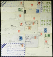 ARGENTINA: 20 Covers Used Between Circa 1974 And 1976, Franked With Stamps Of "Proceres & Riquezas III" Basic Issue (par - Brieven En Documenten