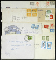 ARGENTINA: 8 Covers Used In 1977 And 1978 Franked With Stamps Of Figures Basic Issue, VF Quality - Brieven En Documenten