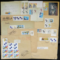 ARGENTINA: INFLA POSTAGE: 13 Used Covers Franked With Stamps Issued In 1990, 1991 And 1992, VF Quality - Briefe U. Dokumente