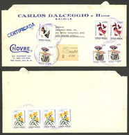 ARGENTINA: Registered Cover Sent From Tandil To Buenos Aires In JA/1993, With MIXED POSTAGE: 4x A100 + A1000 + 2x A5000  - Briefe U. Dokumente