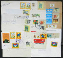 ARGENTINA: 13 Used Covers Franked With Commemorative Stamps Issued In 1993 And 1994, VF Quality - Briefe U. Dokumente