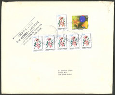 ARGENTINA: Cover Sent From Bahía Blanca To Olivos On 21/OC/1995, With MIXED POSTAGE Of A3000 And $0.50, VF Quality - Briefe U. Dokumente