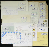 ARGENTINA: 14 Covers Used Between 1995 And 1997, Franked With Stamps Of Post Logo Basic Issue, VF General Quality - Briefe U. Dokumente