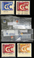 ARGENTINA: 4 Covers Used In 2001 And 2003 Franked With GC "Large Clients" Stamps, VF Quality, Rare!" - Lots & Serien