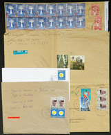 ARGENTINA: 5 Used Covers Franked With Commemorative Stamps Issued In 2010, VF Quality - Lots & Serien