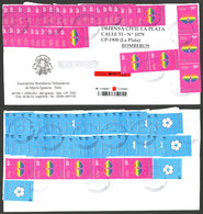 ARGENTINA: Registered Cover Sent From María Ignacia - Vela To La Plata On 5/AP/2014, Franked With 40x 50c. Equal Marriag - Briefe U. Dokumente