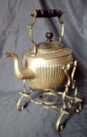 Théière Bouilloire William Soutter Son XIXème SWS & B Brass Teapot 19th - Kupfer