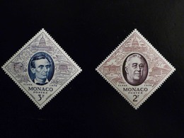 MONACO  =  2 X FIPEX  1956  -  NON OBLITERES  - - Collections, Lots & Séries