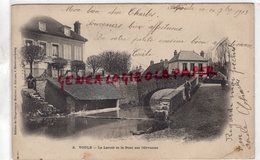 77- VOULX - LE LAVOIR ET LE PONT SUR L' ORVANNE - CARTE PRECURSEUR - A CHARLES PLUMEREL 251 RUE RASPAIL PARIS 1903 - Other & Unclassified