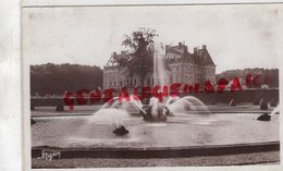 77- VAUX LE VICOMTE- LE BASSIN DE LA COURONNE - CARTE PHOTO 1938 - Vaux Le Vicomte