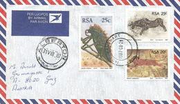 RSA South Africa 1987 Alberton Prehistory Cave Paintings Lion Wildebeest Beetle Insect Cover - Vor- Und Frühgeschichte