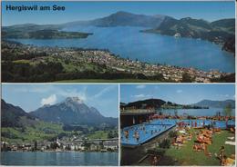 Hergiswil Am See - Bürgenstock Und Rigi, Pilatus, Strandbad - Hergiswil