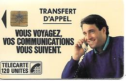 CARTE-PUBLIC-F-19--120U-SO2-TRANSFERT APPEL-N° Série 0715-N° Puce-858822956-UTILISEE- TBE-TRES RARE - 1988