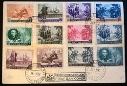 SAN MARINO 1952 FDC COLOMBO - Storia Postale