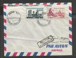 Poste Aérienne Lettre Ref. 37 Paris Abidjan 5.9.60 - 1927-1959 Lettres & Documents