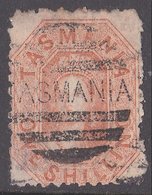 CLASSIC TASMANIA 1s CHALON POSTAL USE - Used Stamps