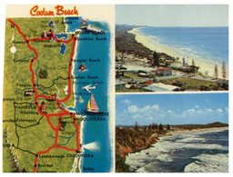 (222)  Australia - QLD - Coolum Beach (with Map) - Sunshine Coast