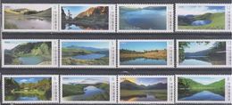 China Taiwan 2014/2017/2018 Alpine Lakes Stamp Series 12v In Total MNH - Collections, Lots & Series