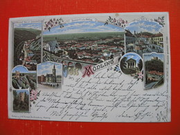 Lithography.Gruss Aus Modling - Mödling