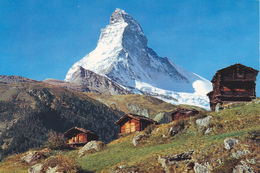 SUISSE,SCHWEIZ,SVIZZERA,S WITZERLAND,HELVETIA,SWISS , MATTERHORN,chalet,refuge, Montagne - Matt