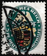 T.-P. Oblitéré Millésime 1926 - Armoiries Württemberg Deutsche Nothilfe Deutsches Reich - N° 398 (Yvert) - Empire 1926 - Usados