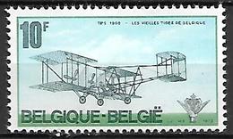 BELGIQUE     -  1973  .  Y&T N° 1668 * .   AVION  Biplan - Unused Stamps