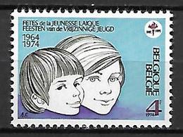 BELGIQUE     -  1974  .  Y&T N° 1709 * .  Fête De La Jeunesse Laïque. - Unused Stamps