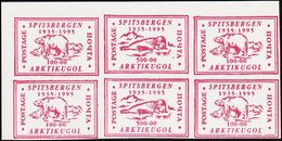 1995. ARKTIKUGOL SPITSBERGEN. RUSSIAN MINING COMPANY. BARENTSBURG, SVALBARD. 6-BLOCK ... () - JF308537 - Sonstige & Ohne Zuordnung