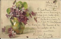 Fleurs Dans Un Vase , 1902 - Flores