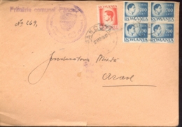 74497- KING MICHAEL STAMPS ON COVER, 1947, ROMANIA - Covers & Documents