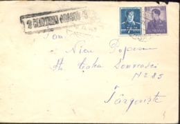 74498- KING MICHAEL STAMPS ON COVER, CENSORED BRASOV 3, WW2, 1943, ROMANIA - Lettres & Documents