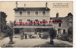 77 - LES SABLONS- HOTEL COLLIN MAURICE -90 AVENUE DE FONTAINEBLEAU - BIERE KARCHER 1915 - Other & Unclassified
