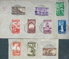 Turchia Turkey 20.August.1938 Izmir International Fair,the Complete Set Of 10 Values Canceled By The IZMIR Post Office - Usati