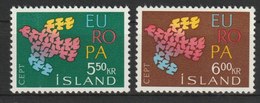 MiNr. 354 - 355  Island / 1961, 18. Sept. Europa. - Ungebraucht