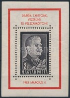 ** 1953 Sztálin Blokk Kézisajtós (130.000) / Mi Block 23 II - Sonstige & Ohne Zuordnung