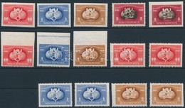 ** 1949-1950 UPU 'B', 2 X 'C', 'D' Sorok + Blokkból Kitépett + Kivágott Bélyegek (38.500) - Otros & Sin Clasificación