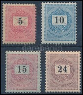 ** 1898 5kr, 10kr, 15kr, 24kr (14.200) - Sonstige & Ohne Zuordnung