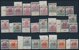 ** * O Portó összeállítás Jobb értékekkel 1921/1925 Kisegítő Teljes Sor Javarészt ívszéli összegzőszámos (min. 6.000) - Used Stamps