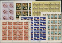 O 1950-1989 725 Db Bélyeg Teljes ívekben / 725 Stamps In Complete Sheets - Oblitérés