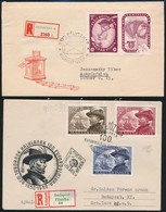 1950-1959 3 Db Klf Ajánlott FDC - Gebraucht