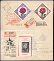 1953-1959 3 Db Klf Ajánlott FDC (8.300) - Usados