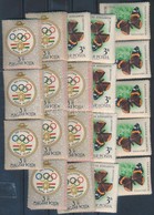 ** 1959-1960 10 Db Lepke Sor + 10 Db Római Olimpia Sor (22.000) - Usados