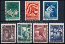 O Ausztria 1950-1951 Mi 952-954 + 960-963 (Mi EUR 190.-) - Sonstige & Ohne Zuordnung