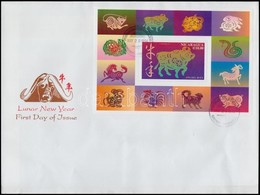 Francia Polinézia, Namíbia, Nicaragua 1994 + 1996-1997 Bélyegkiállítás; Kínai újév 3 FDC - Sonstige & Ohne Zuordnung