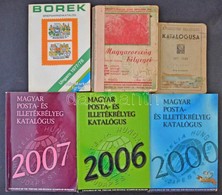 7 Db Magyar Bélyegkatalógus: 1947, 1948, 1952, 2000, 2006, 2007 és Borek 1977-1978 - Autres & Non Classés